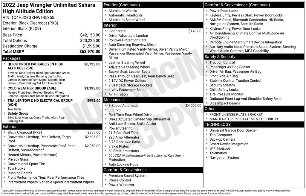 2022 Jeep Wrangler Unlimited Sahara High Altitude