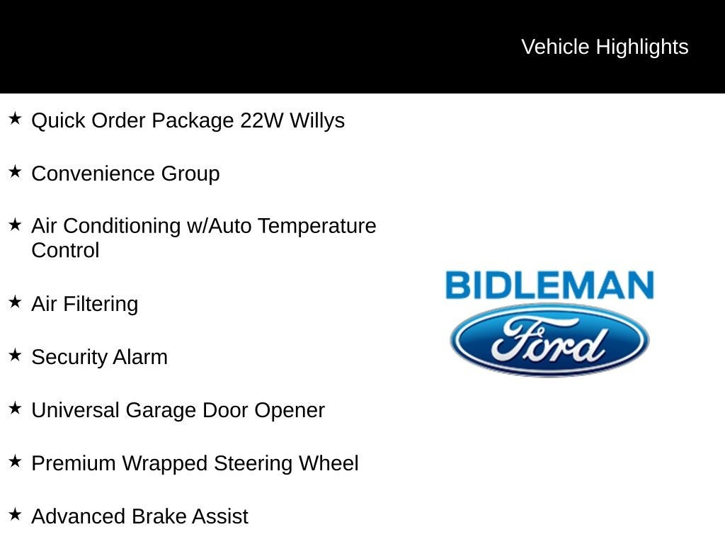 2025 Jeep Wrangler Willys