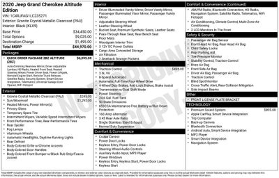 2020 Jeep Grand Cherokee Altitude