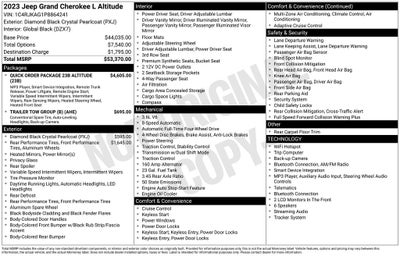 2023 Jeep Grand Cherokee L Altitude