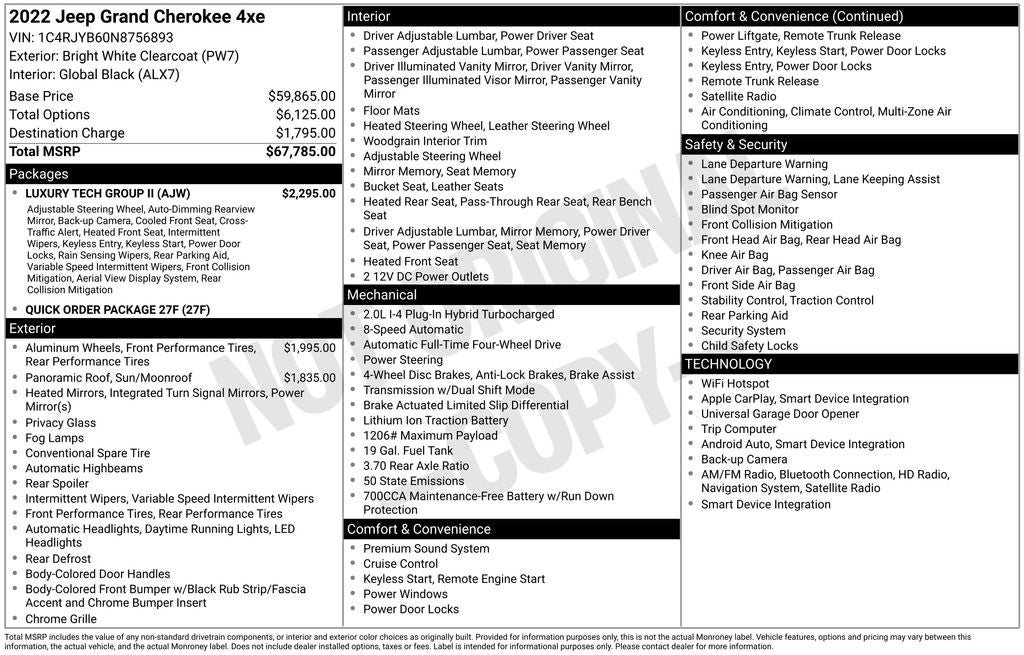 2022 Jeep Grand Cherokee 4xe