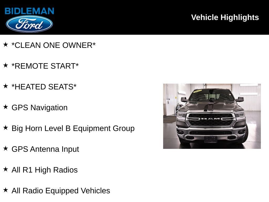 2023 RAM 1500 Big Horn/Lone Star
