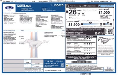 2026 Ford Mustang EcoBoost Nite Pony