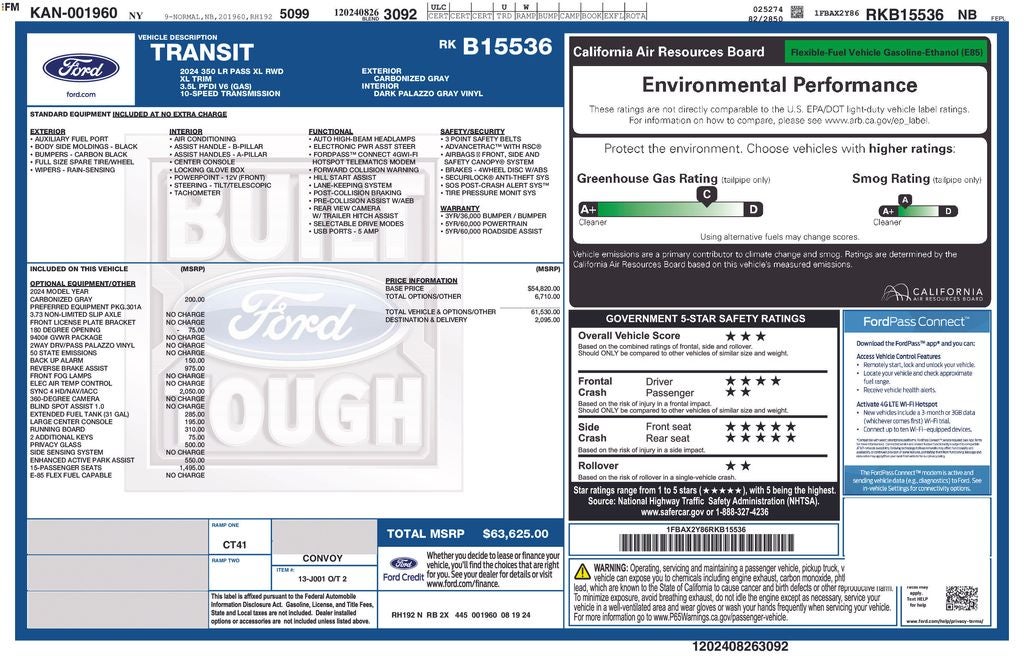 2024 Ford Transit-350 XL
