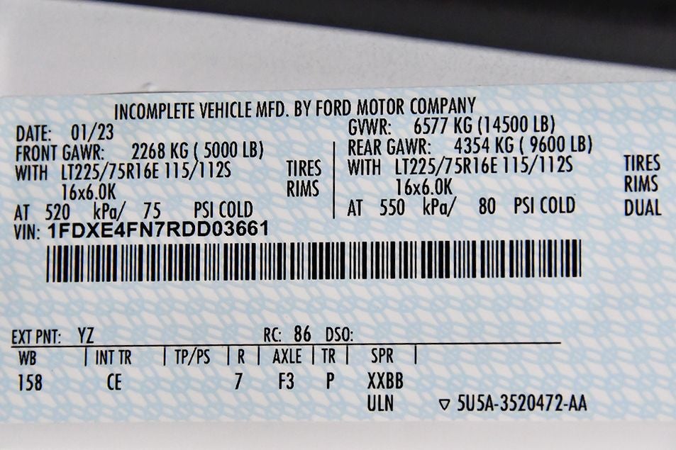 2024 Ford E-450SD Base