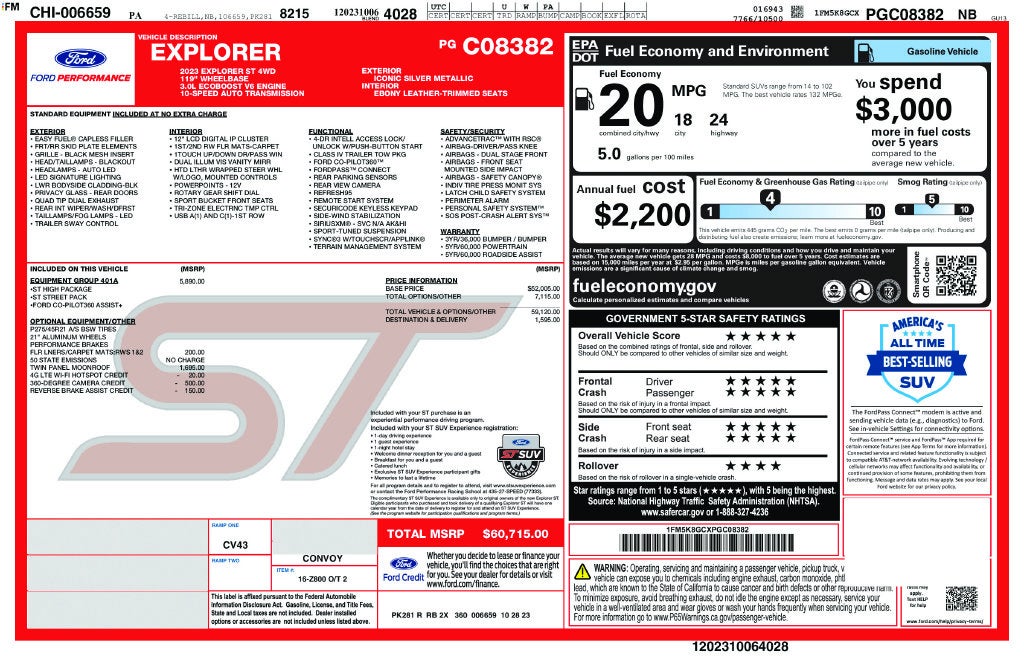 2023 Ford Explorer ST 1