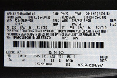 2022 Ford Escape SE Sport