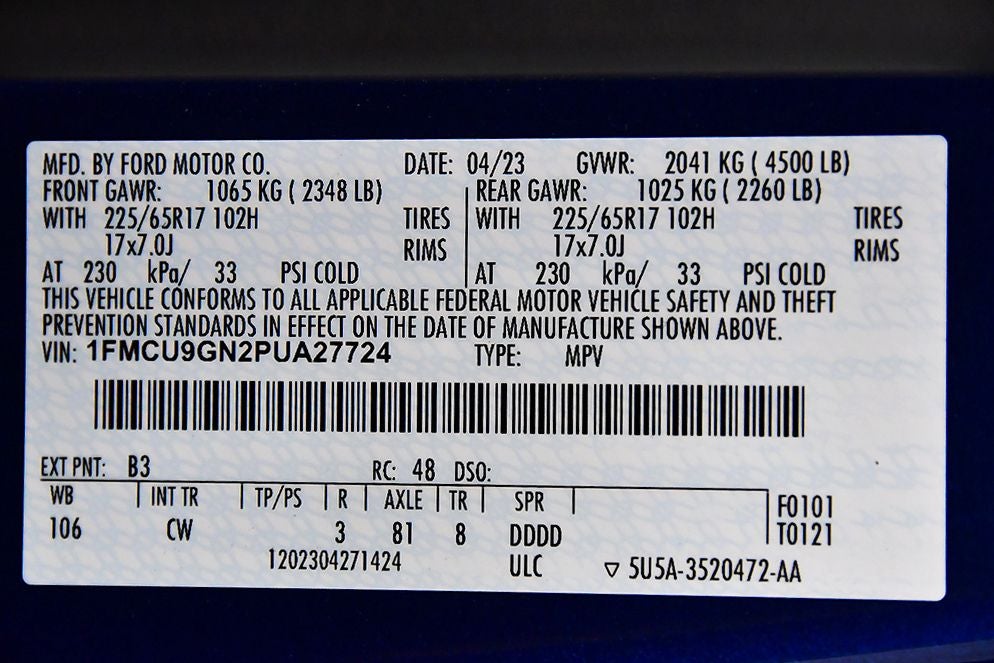 2023 Ford Escape Active
