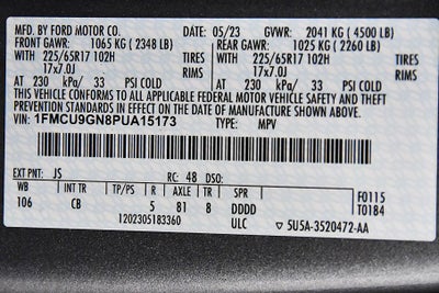 2023 Ford Escape Active