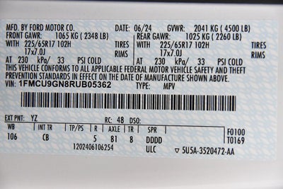 2024 Ford Escape Active