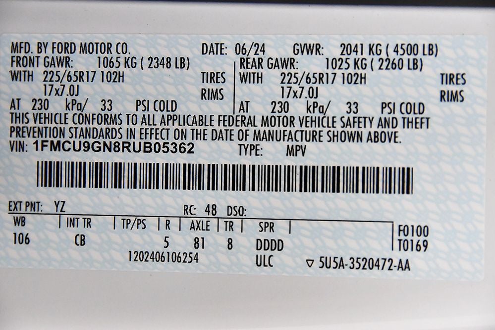 2024 Ford Escape Active