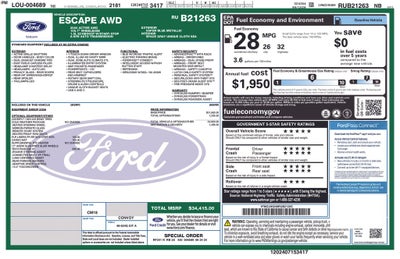 2024 Ford Escape Active