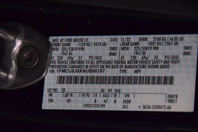 2022 Ford Escape Titanium