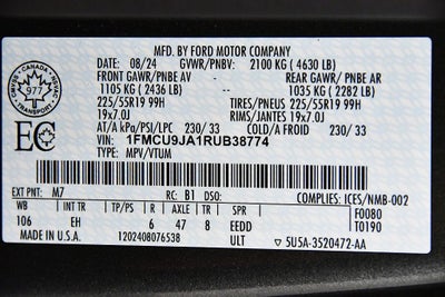 2024 Ford Escape Platinum