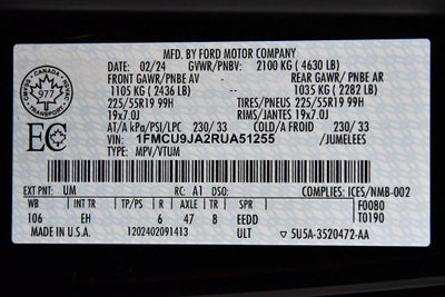 2024 Ford Escape Platinum