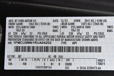 2024 Ford Escape ST-Line