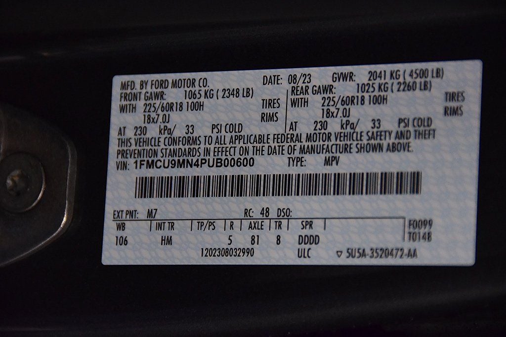 2023 Ford Escape ST-Line