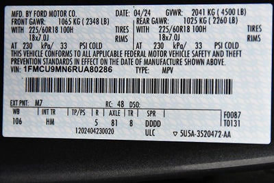 2024 Ford Escape ST-Line