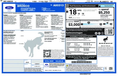 2024 Ford Bronco Black Diamond