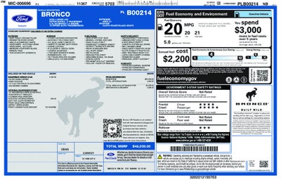 2023 Ford Bronco Outer Banks