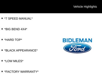 2025 Ford Bronco Big Bend