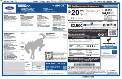 2026 Ford Bronco Big Bend Black Diamond