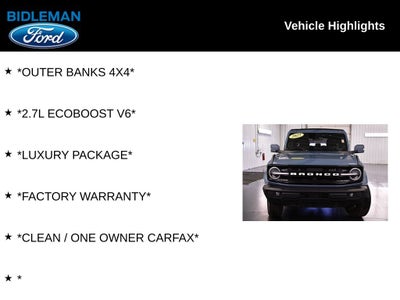 2025 Ford Bronco Outer Banks
