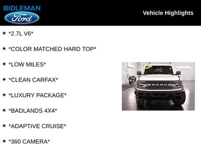 2025 Ford Bronco Badlands