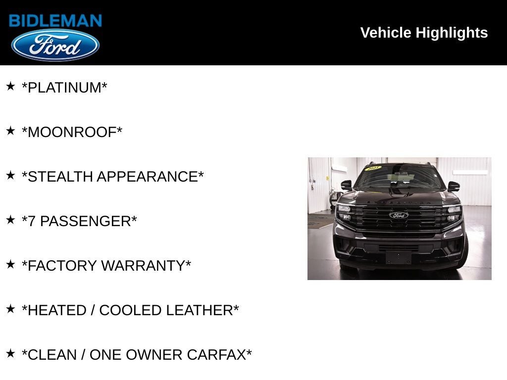 2025 Ford Expedition Platinum Stealth