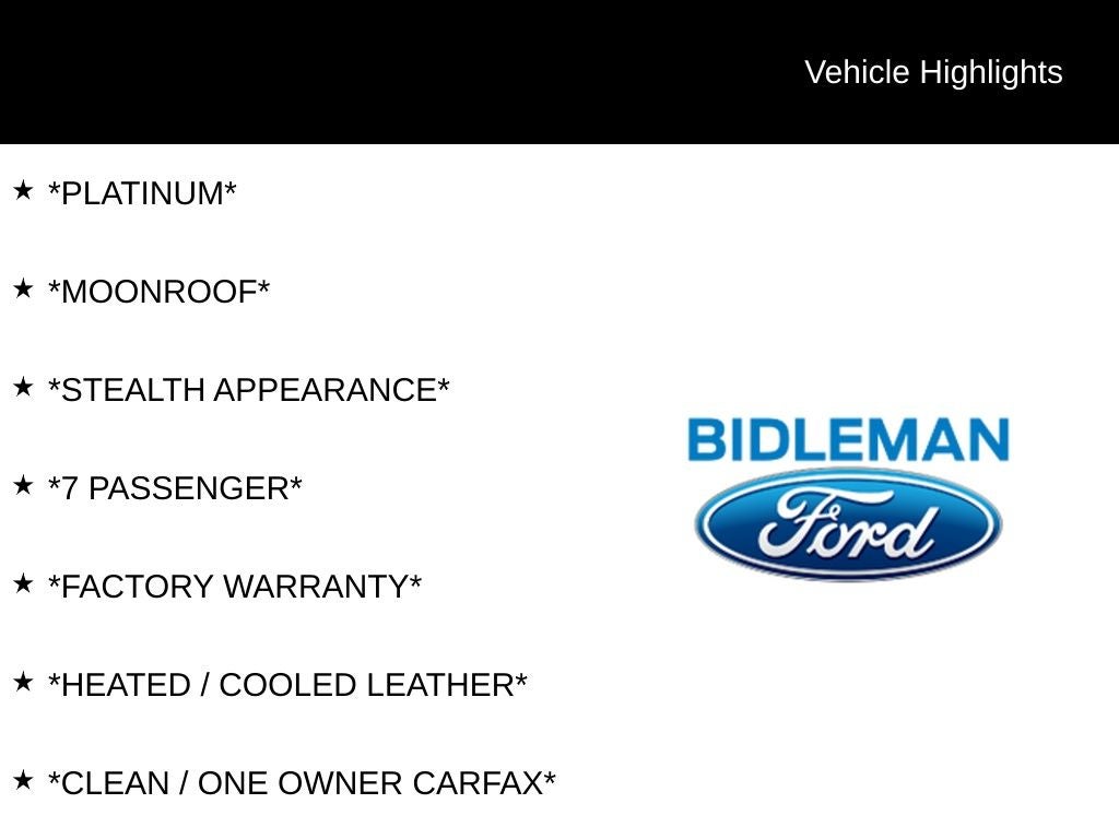 2025 Ford Expedition Platinum Stealth