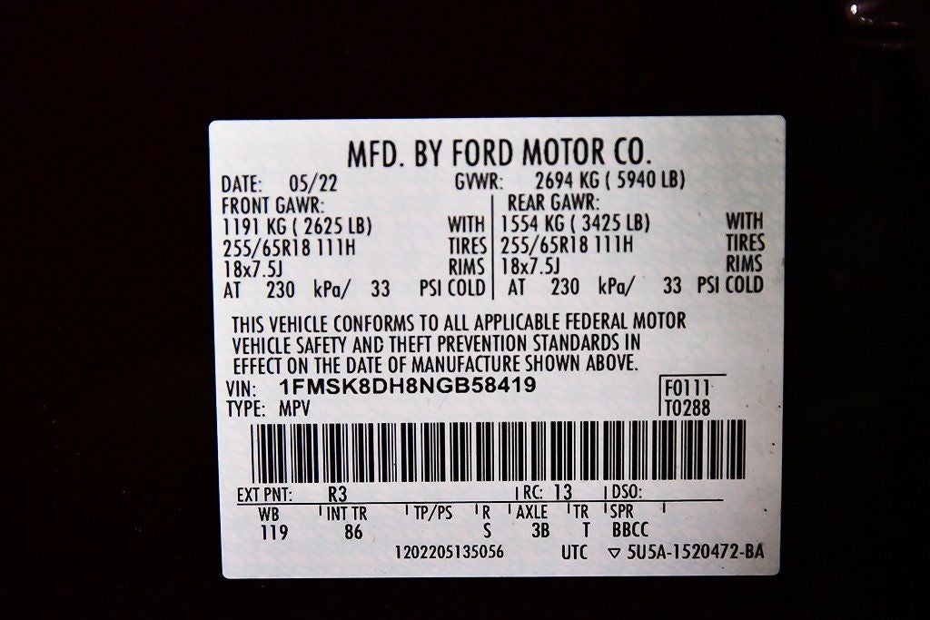 2022 Ford Explorer XLT