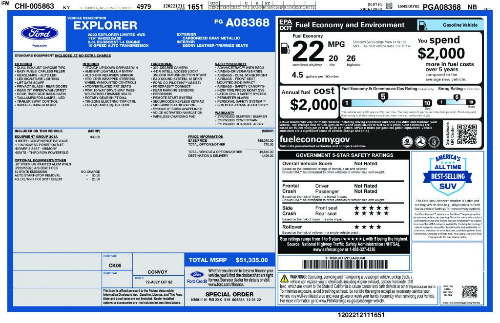 2023 Ford Explorer Limited