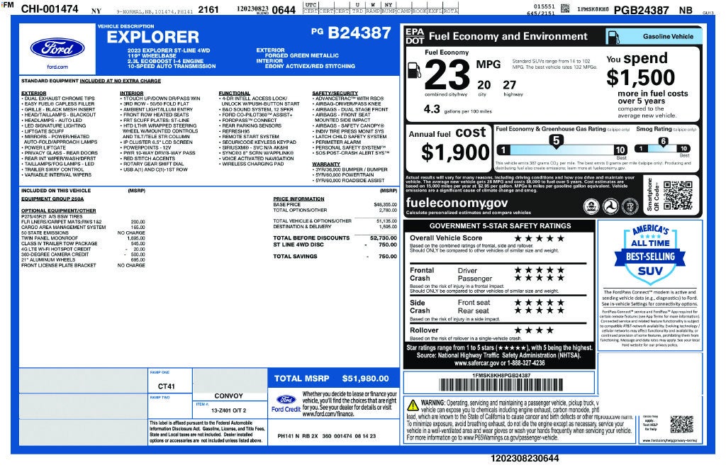 2023 Ford Explorer ST-Line