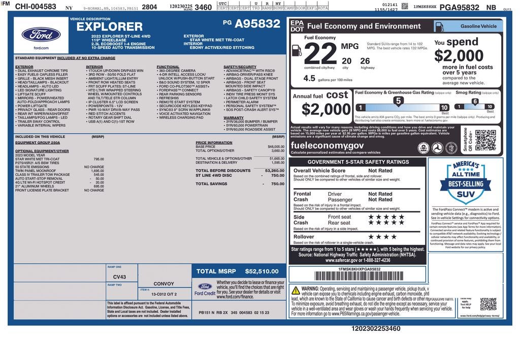 2023 Ford Explorer ST-Line