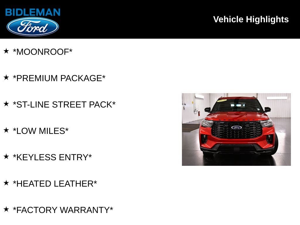 2025 Ford Explorer ST-Line