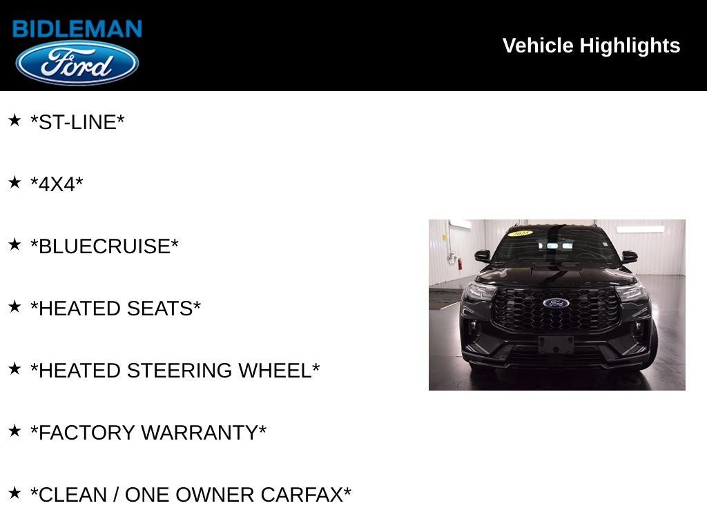 2025 Ford Explorer ST-Line