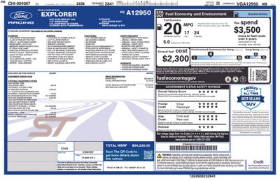 2027 Ford Explorer ST Sinister
