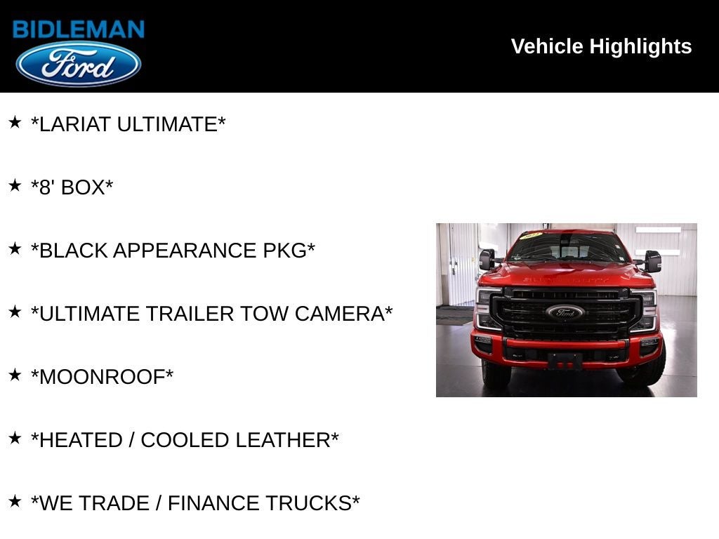 2022 Ford F-250SD Lariat Sport 8' Box