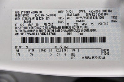 2024 Ford F-250SD XLT 8' Box