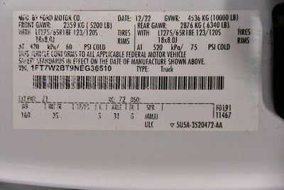 2022 Ford F-250SD XLT 6-3/4' Box