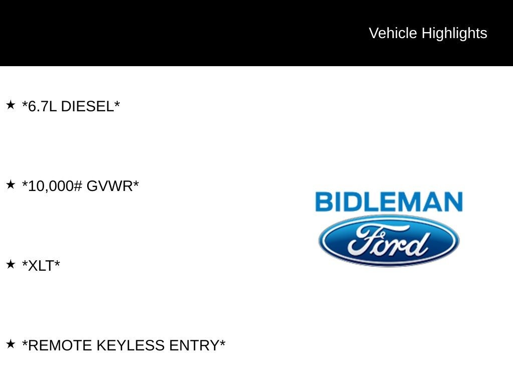 2022 Ford F-250SD XLT 6-3/4' Box
