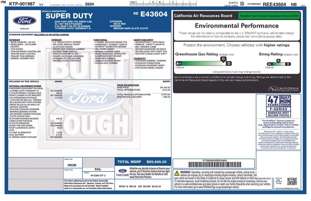 2024 Ford F-250SD XL STX 6-3/4' Box