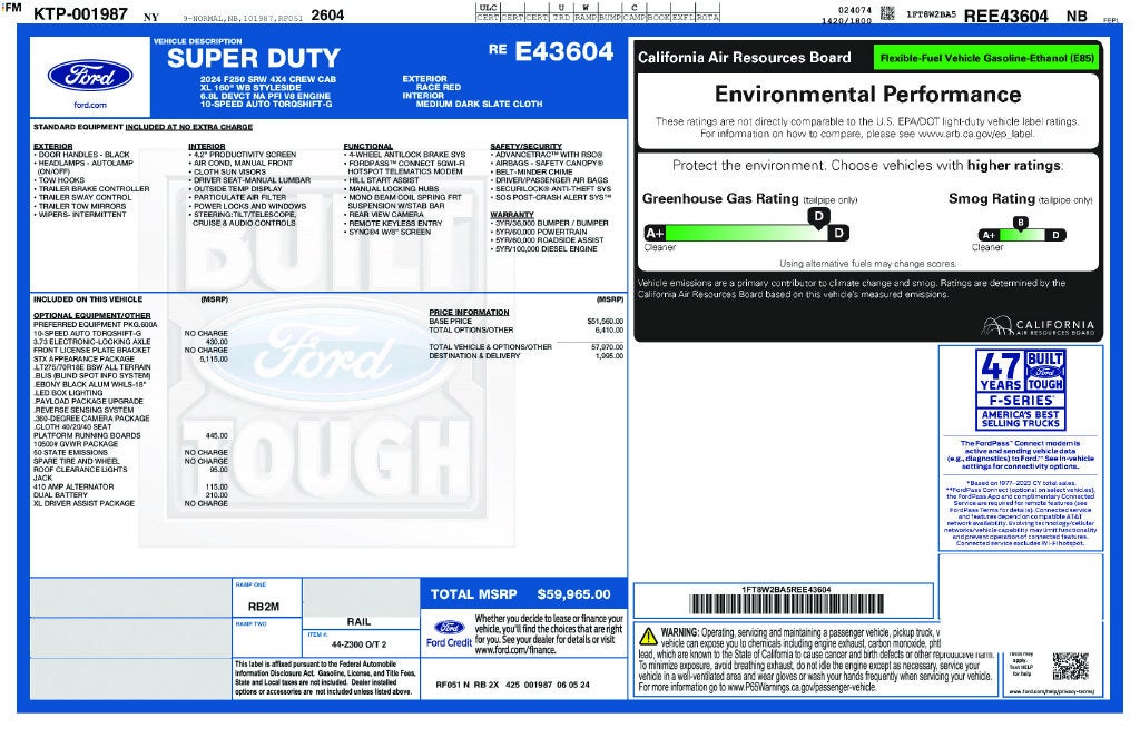 2024 Ford F-250SD XL STX 6-3/4' Box