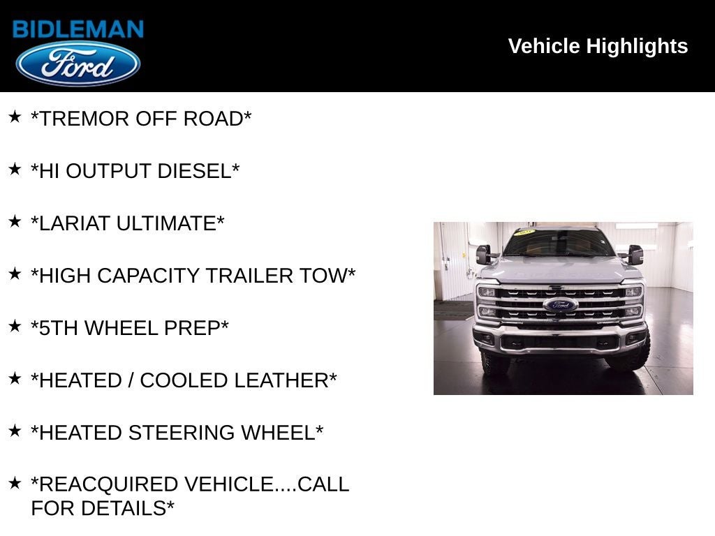 2025 Ford F-250SD Lariat Tremor Off-Road 6-3/4' Box