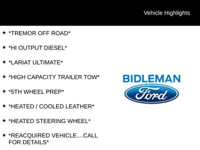 2025 Ford F-250SD Lariat Tremor Off-Road 6-3/4' Box