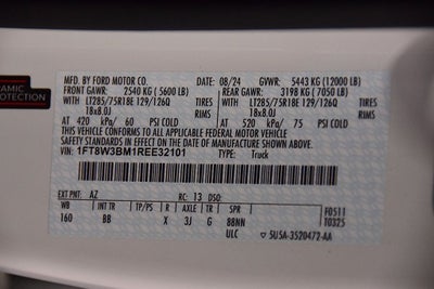 2024 Ford F-350SD Platinum Tremor Off-Road 6-3/4' Box