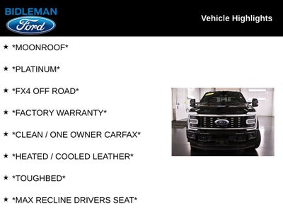 2025 Ford F-450SD Platinum DRW 8' Box