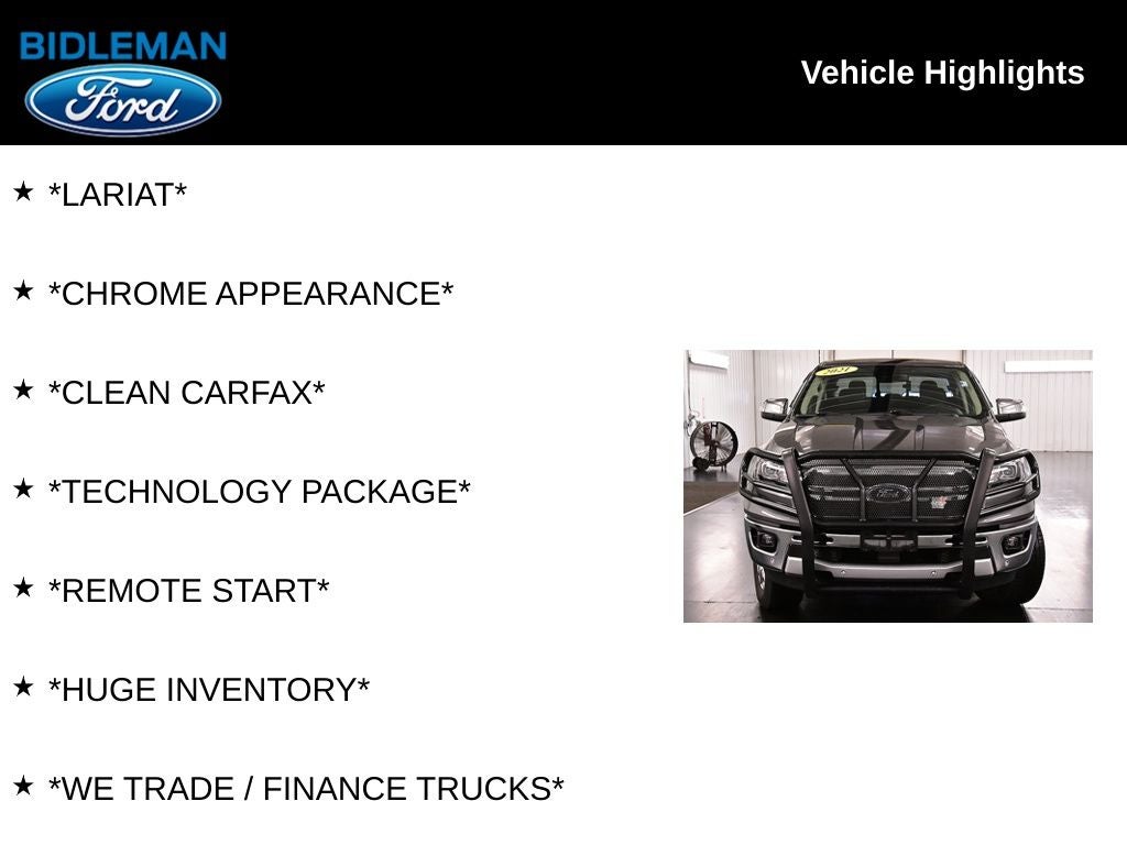 2021 Ford Ranger Lariat