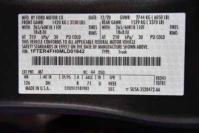 2021 Ford Ranger Lariat