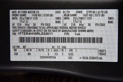 2024 Ford Ranger XLT FX4 Sport